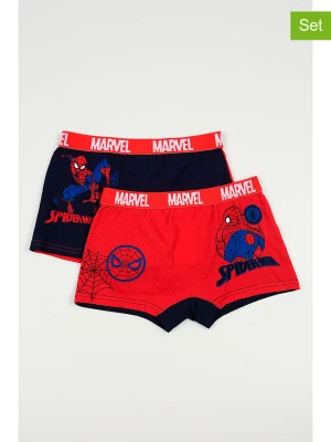 Spiderman Bokserki (2 pary) "Spiderman" w kolorze czerwono-czarnym rozmiar: 116-128