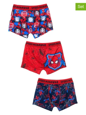Zdjęcie produktu Spiderman Bokserki (3 pary) "Spider-Man" w różnych kolorach rozmiar: 140-152