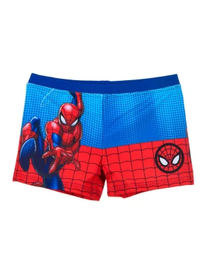 Spiderman Kąpielówki "Spider-Man" w kolorze niebiesko-czerwonym rozmiar: 98