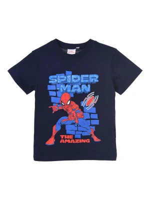 Spiderman Koszulka "Spider-Man" w kolorze granatowym rozmiar: 98