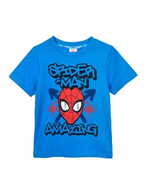 Spiderman Koszulka "Spider-Man" w kolorze niebieskim rozmiar: 98