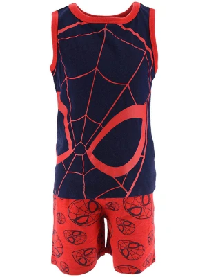 Spiderman Piżama "Spider-Man" w kolorze czerwono-granatowym rozmiar: 116
