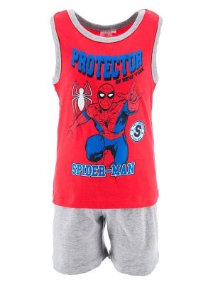 Spiderman Piżama "Spider-Man" w kolorze czerwono-szarym rozmiar: 98