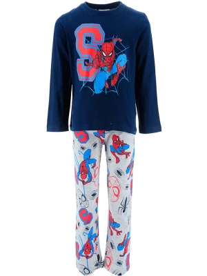 Spiderman Piżama "Spider-Man" w kolorze granatowo-szarym ze wzorem rozmiar: 98