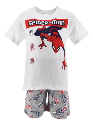 Spiderman Piżama "Spider-Man" w kolorze szaro-biało-czerwonym rozmiar: 98