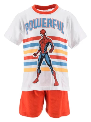 Spiderman Piżama "Spiderman" w kolorze biało-czerwonym ze wzorem rozmiar: 98