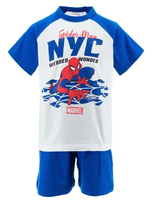 Spiderman Piżama "Spiderman" w kolorze niebiesko-białym rozmiar: 98