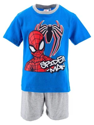 Spiderman Piżama "Spiderman" w kolorze szaro-niebieskim rozmiar: 98