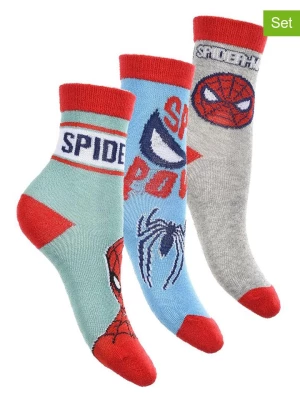 Spiderman Skarpety (3 pary) "Spider-Man" ze wzorem rozmiar: 23-26