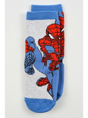 Spiderman Skarpety antypoślizgowe "Spider-Man" w kolorze niebiesko-szarym rozmiar: 27-30