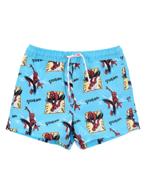 Spiderman Szorty kąpielowe "Spiderman" w kolorze błękitnym rozmiar: 98