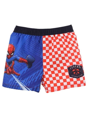 Spiderman Szorty kąpielowe "Spiderman" w kolorze niebiesko-czerwonym rozmiar: 104