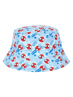 Spidey and his amazing friends Kapelusz przeciwsłoneczny "Spidey i super-kumple" w kolorze błękitnym rozmiar: 52 cm