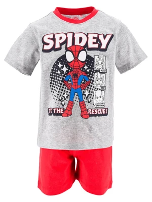 Spidey and his amazing friends Piżama "Spidey i super-kumple" w kolorze czerwono-szarym rozmiar: 92