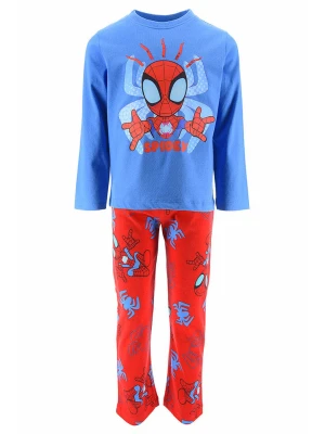 Spidey and his amazing friends Piżama "Spidey i super-kumple" w kolorze niebiesko-czerwonym rozmiar: 98