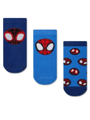 Spidey Zestaw 3 par wysokich skarpet dziecięcych ACCCS-SS25-322SPID(3-PACK) Niebieski