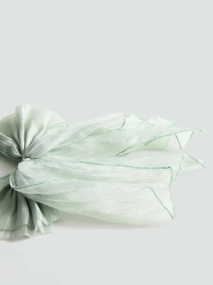 Spinka do włosów z kokardką bladozielony - Dzieci - Rozmiar uniwersalny - MANGO KIDS