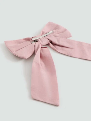 Spinka do włosów z kokardką blady róż - Dzieci - Rozmiar uniwersalny - MANGO KIDS