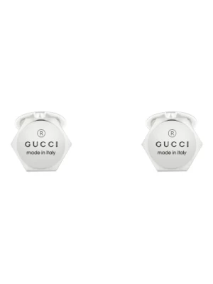 Spinki do mankietów ze srebra sterlingowego z logo Gucci Gucci