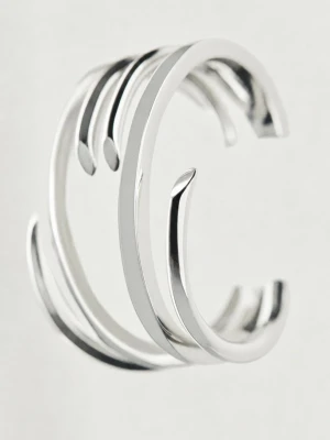 Spiralna Bransoletka - Srebrny - Massimo Dutti - Female