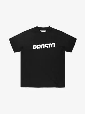 Spirit Level t-shirt bawełniany czarny Prosto