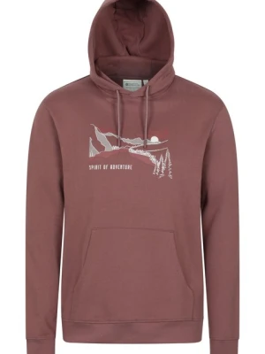 Męska bluza z grafiką Spirit of Adventure - Brown Mountain Warehouse