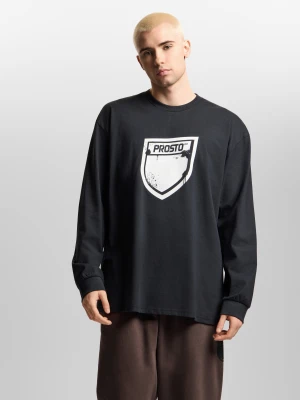 Splash Shield longsleeve regular męski czarny Klasyk
