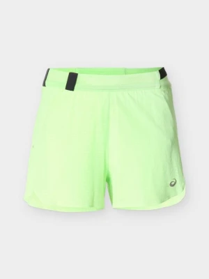 Spodenki 2 w 1 Asics zielony neon