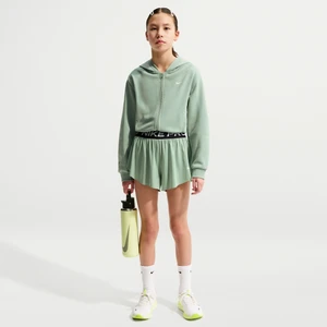 Spodenki 2 w 1 dla dużych dzieci (dziewcząt) Dri-FIT Nike Pro - Zieleń