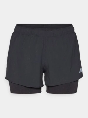 Spodenki 2 w 1 New Balance czarny