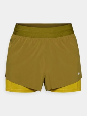 Spodenki 2 w 1 Nike oliwkowy
