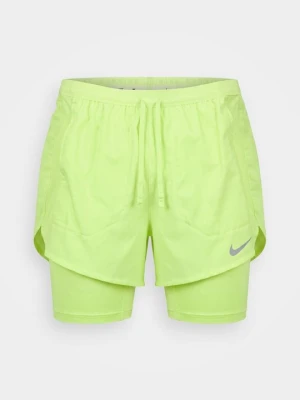 Spodenki 2 w 1 Nike żółty neon