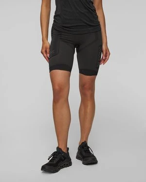 Spodenki Biegowe Damskie X-bionic Xceed Run Short Tights Szaro-czarne