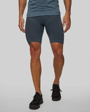 Spodenki biegowe męskie X-Bionic Xceed Run Short Tights niebieskie