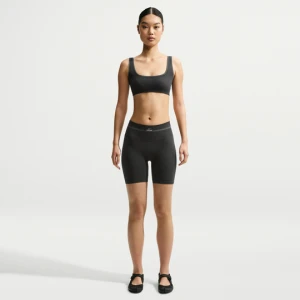 Spodenki damskie 12, 5 cm NikeSKIMS Ribbed Seamless - Czerń