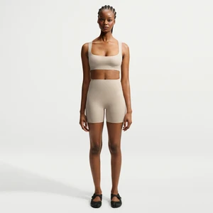 Spodenki damskie 12, 5 cm NikeSKIMS Studio Stretch - Biel
