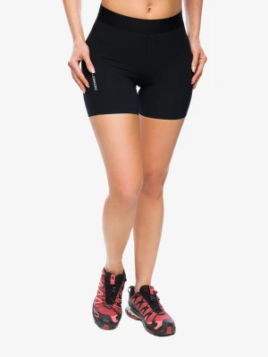 Spodenki damskie do biegania Salomon Sense Aero Short Tights - deep black