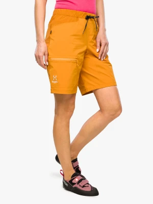 Spodenki damskie Haglofs ROC Lite Standart Shorts - desert yellow/g. brown