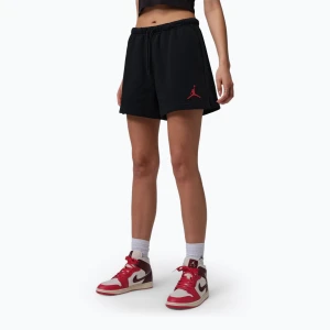 Spodenki damskie Jordan Fleece black / gym red