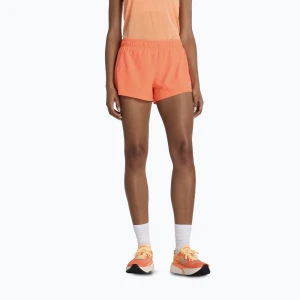 Spodenki damskie New Balance RC Seamless 3" tangerine heat