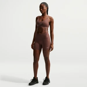 Spodenki damskie Nike One 12,7 cm - Brązowy