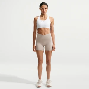 Spodenki damskie Nike One 12, 7 cm - Brązowy