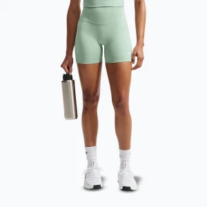 Spodenki damskie Nike One High-Waisted Biker 5" steam/white