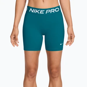 Spodenki damskie Nike Pro 365 bright spruce / white Niebieski