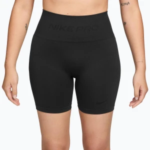 Spodenki damskie Nike Pro Seamless High-Waisted Biker 5" black