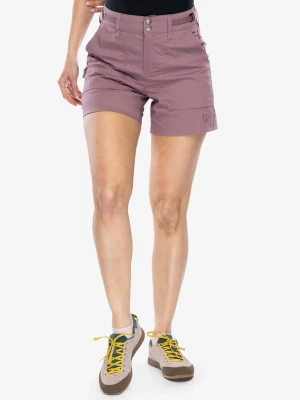 Spodenki damskie Norrona Femund Light Cotton Shorts - grape shake