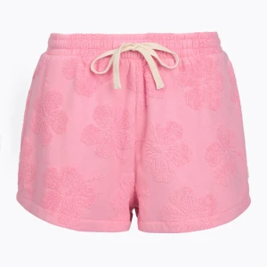 Spodenki damskie Rip Curl Paradise Terry Beach Short pink