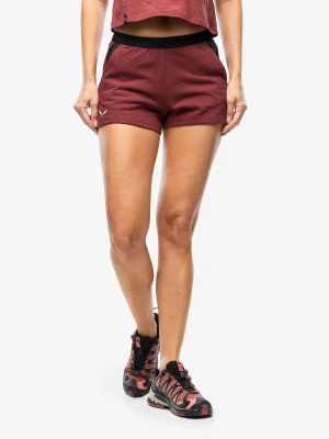 Spodenki damskie Salewa Lavaredo Hemp Train Shorts - syrah/black out