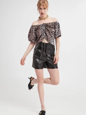 Spodenki damskie skórzane NOTES DU NORD