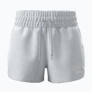 Spodenki damskie Under Armour Icon Fleece Nov mod gray light heather/white